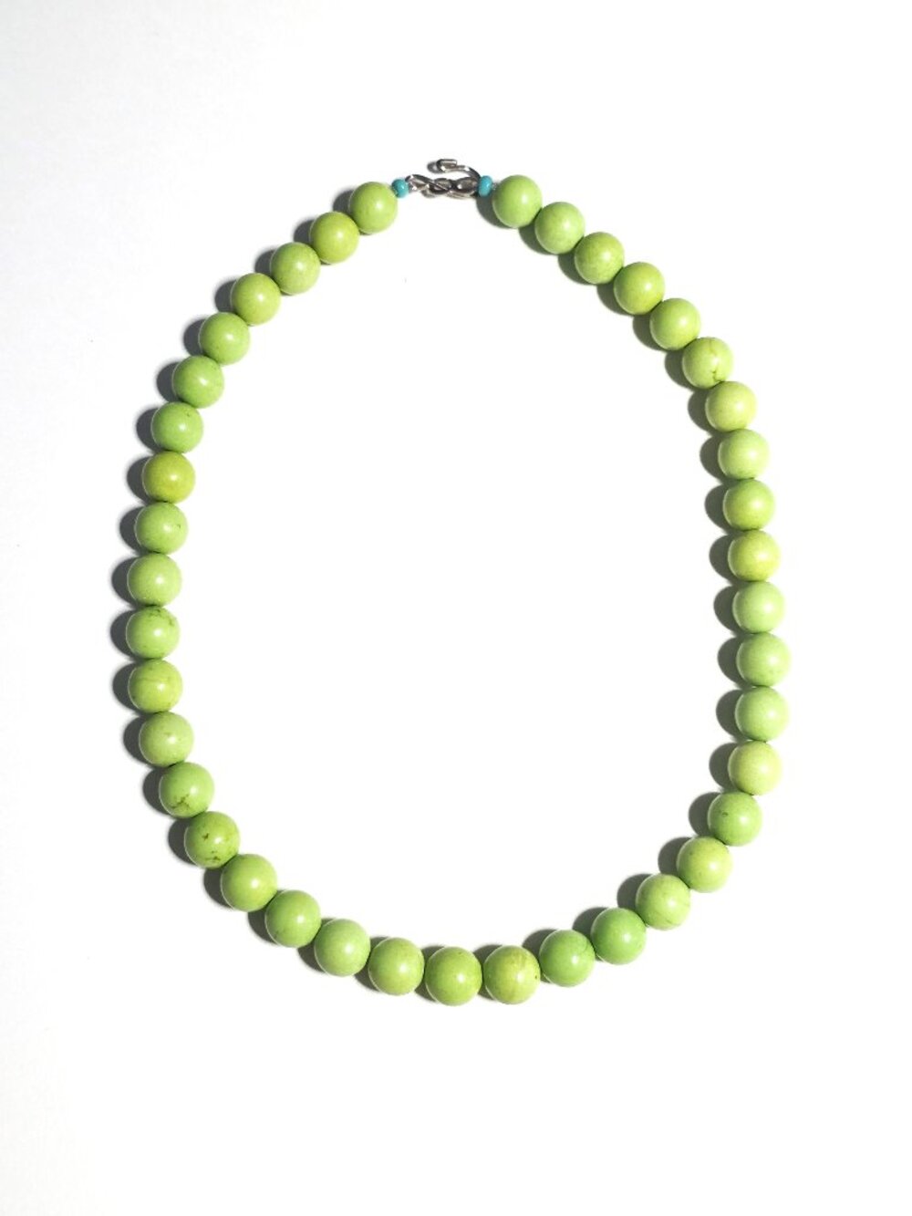 Green Chrysoprase beaded necklace